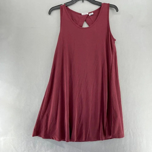 Sigrid Olsen Shift Dress Sz Sm Pink Scoop Neck Keyhole Back Pullover Sleeveless - Picture 1 of 8